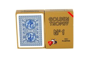 MODIANO 100% PLASTIC PLAYING CARDS BLUE